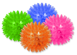 AFP Katzenball, blinkend, Kautschuk, Neonfarben, Ø 5 cm