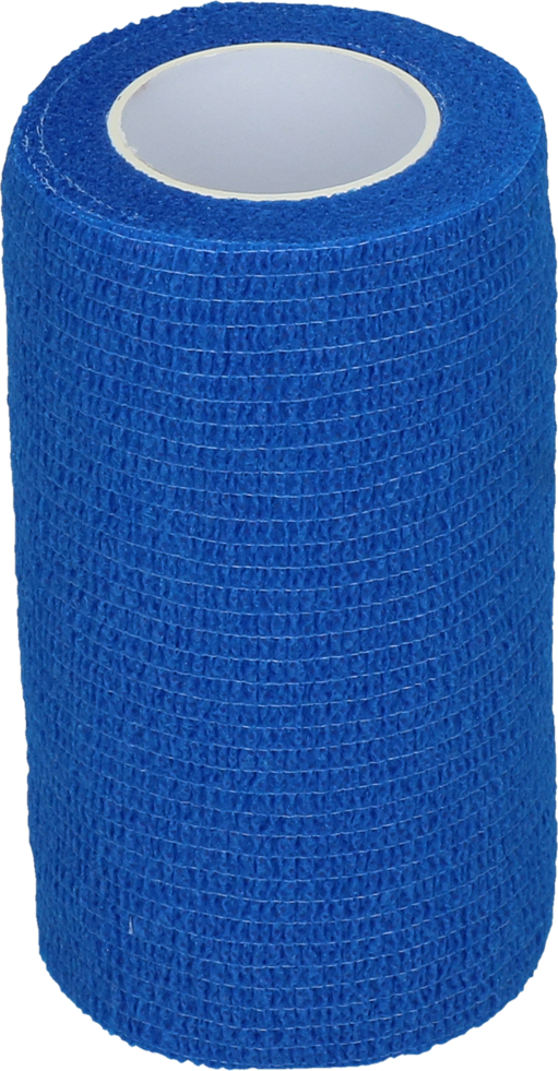 Excellent Tierbandage, selbstklebend, blau, 10 cm x 4,5 m