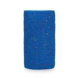 Excellent Animal Glitter Bandage Pro, selbstklebend, elastisch, 10 cm, blau