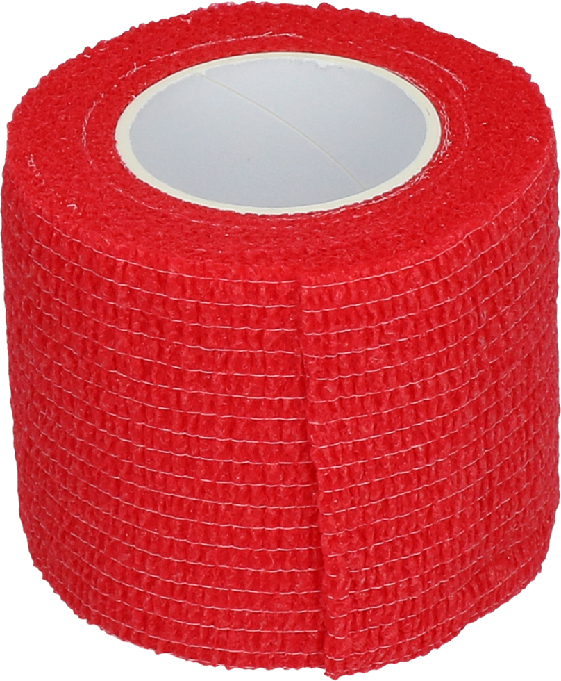 Excellent Bandage Animal Profi, elastischer Tierverband, 5 cm, rot, 12 Stk