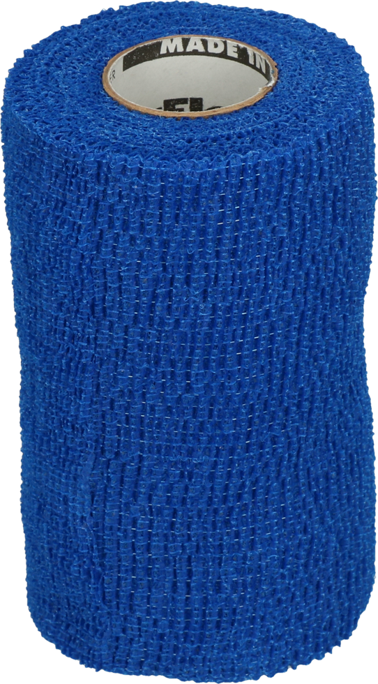 PowerFlex Bandage, selbstklebend, Pferd, blau, 10 cm x 4,5 m