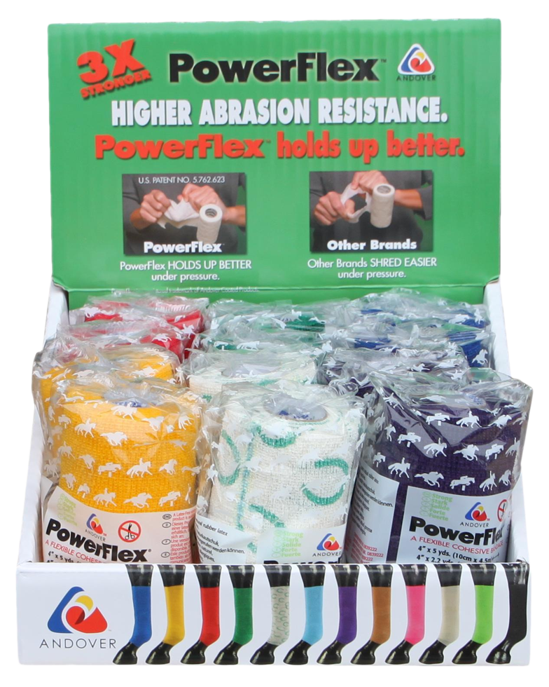 PowerFlex Bandage, selbstklebend, Pferd, blau, 10 cm x 4,5 m