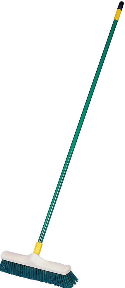 Holland Animal Care Besen Dura, Aluminium-Stiel 150 cm, Besenbreite 40 cm