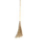 Bambus Reisbesen, Birkenzweige, Stiel Bambus, 180 cm