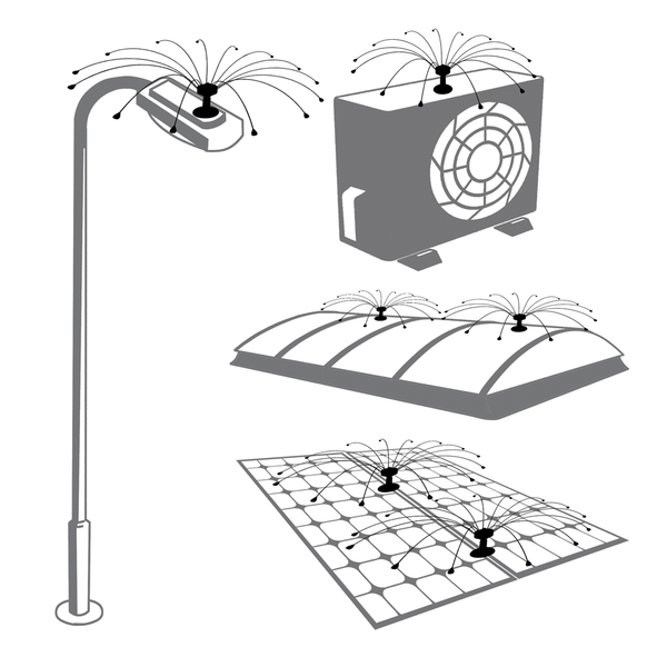 Birdshield Vogelabwehr drehbare Drähte, Ø 60 cm
