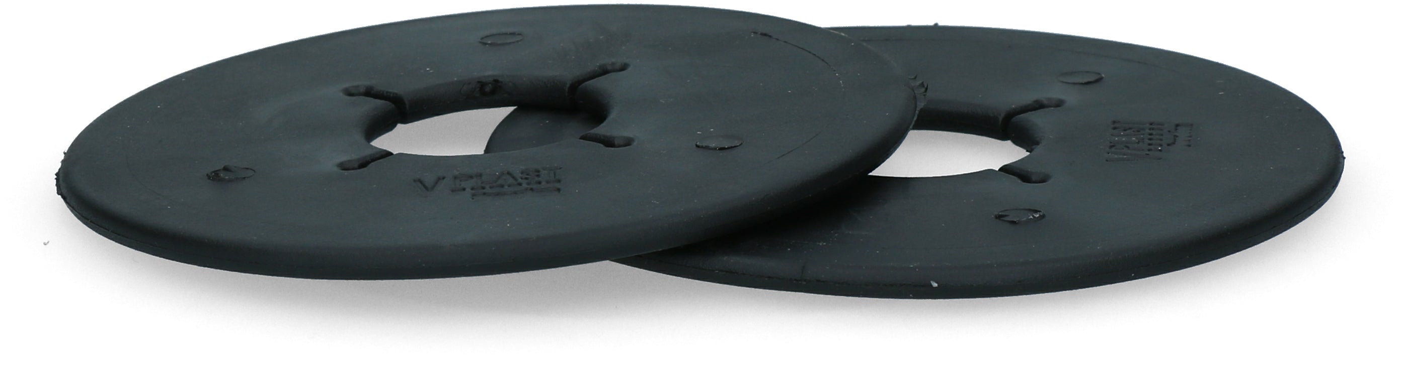 Gebissscheiben Pferd, TPE, schwarz, Ø 90 mm, 2 Stk