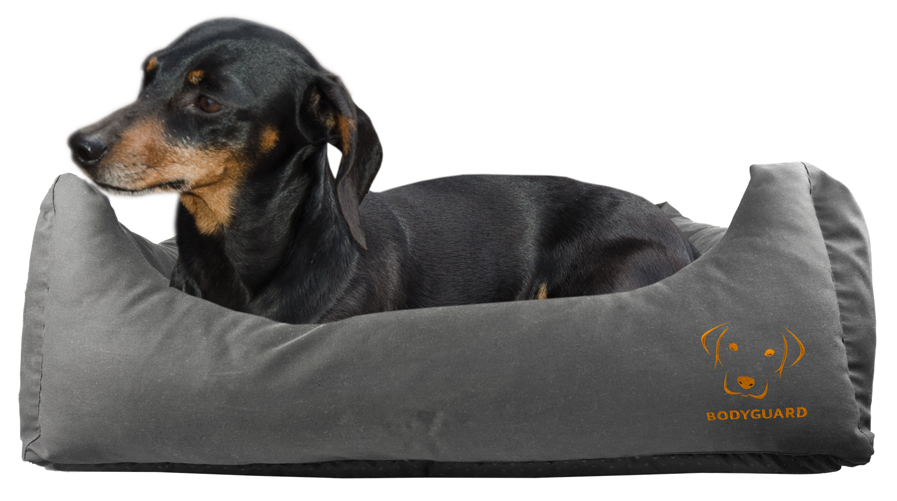 Bodyguard Hundebett, grau, S, 65 x 55 cm, Insektenschutz