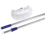 Bürsten Walter Tankreinigungsbürste Set, harte Borsten, Aluminiumgriff 105 cm, Bürste 20 cm