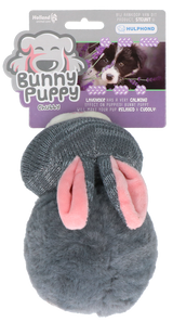 Hundespielzeug Kaninchen, Plüsch, Lavendelfüllung, Quietscher, für Welpen und kleine Hunde