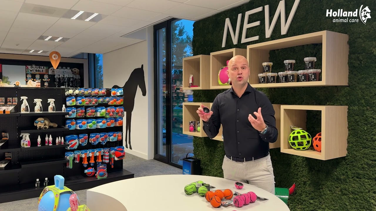 Dog Comets Tennisball, Starlight, L, Ø 7,5 cm, rosa