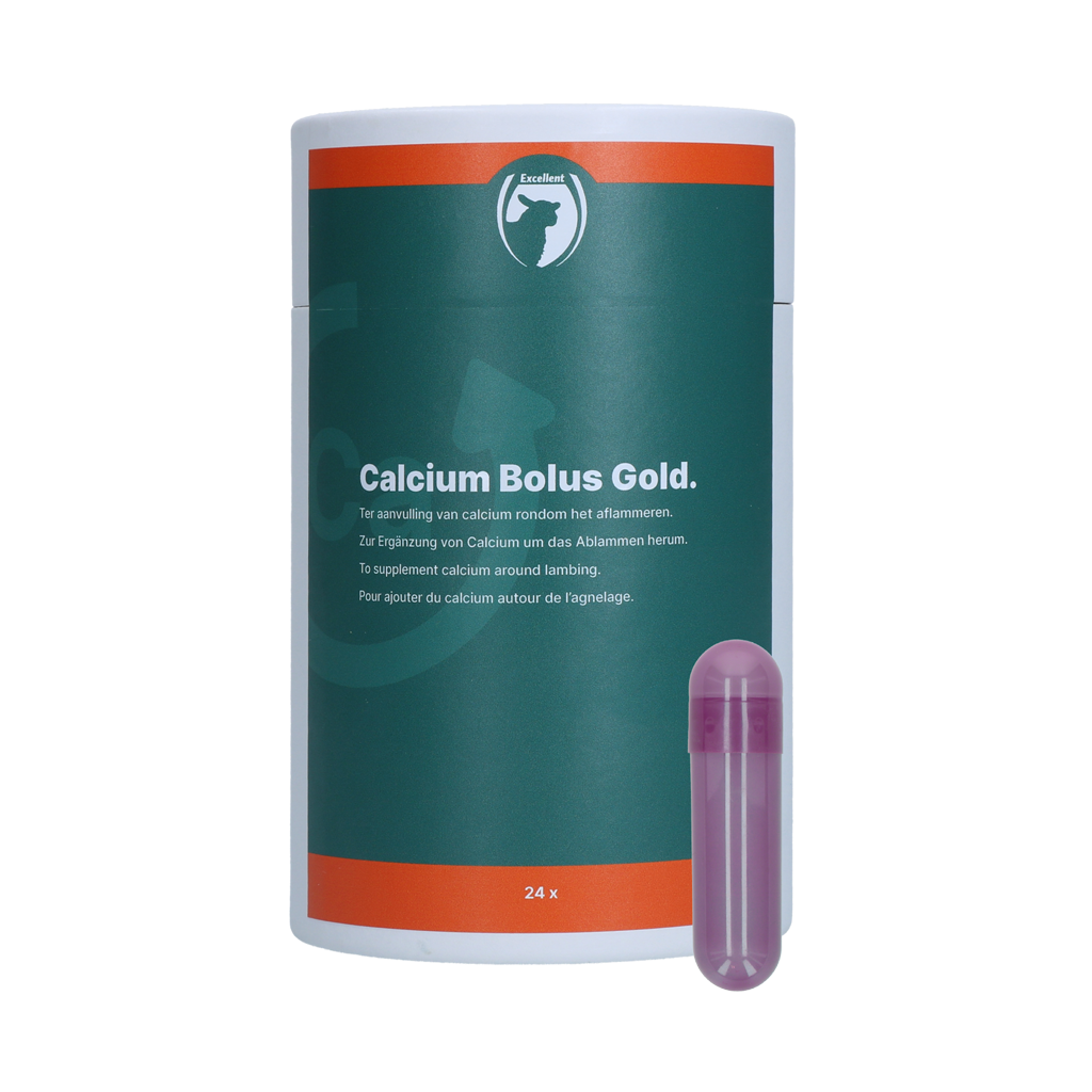 Excellent Calcium Bolus für Schafe und Ziegen, Gold, 24 Stk