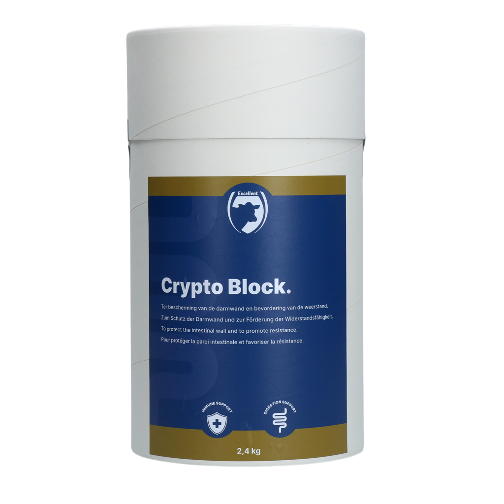 Excellent Crypto Block, Ergänzungsfuttermittel Kälber, Lämmer, 2,4 kg