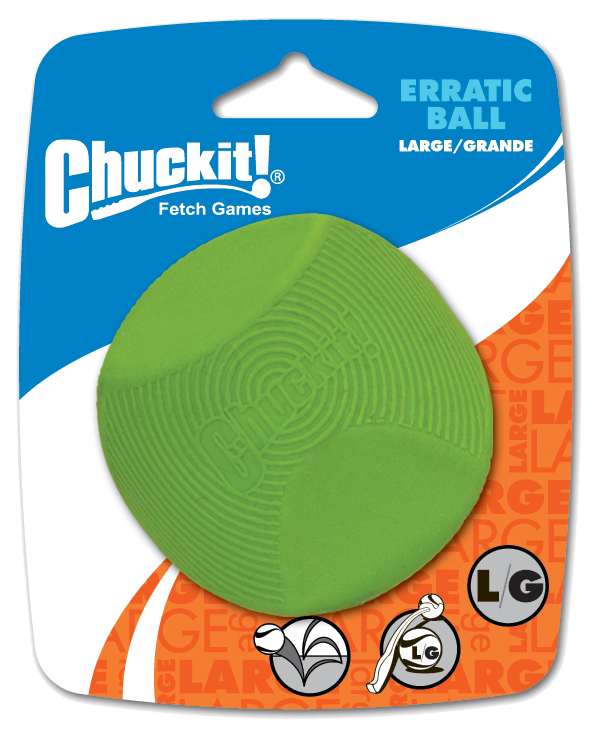 Chuckit! Hundeball Erratic, Gummi, Größe L, Ø 7 cm