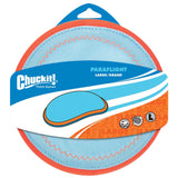 Chuckit! Paraflight Hundespielzeug, Ø 25 cm, L, blau/orange