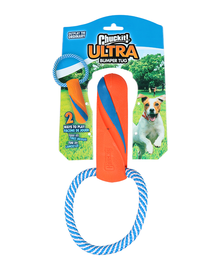 Chuckit! Ultra Bumper Tug, Hundespielzeug, 17 cm, Ø 6 cm