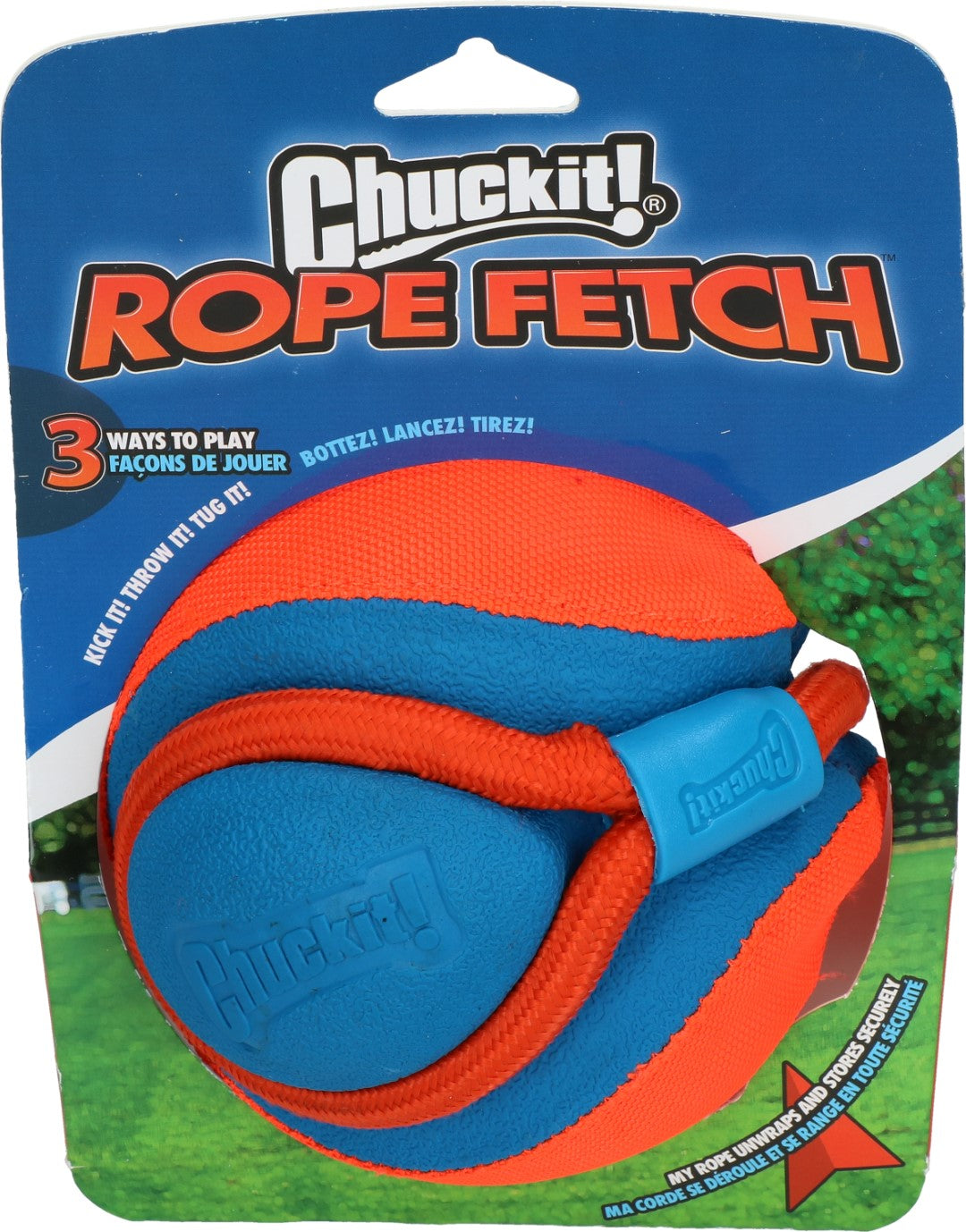 Chuckit! Rope Fetch Hundespielzeug, schwimmfähig, Ø 13 cm