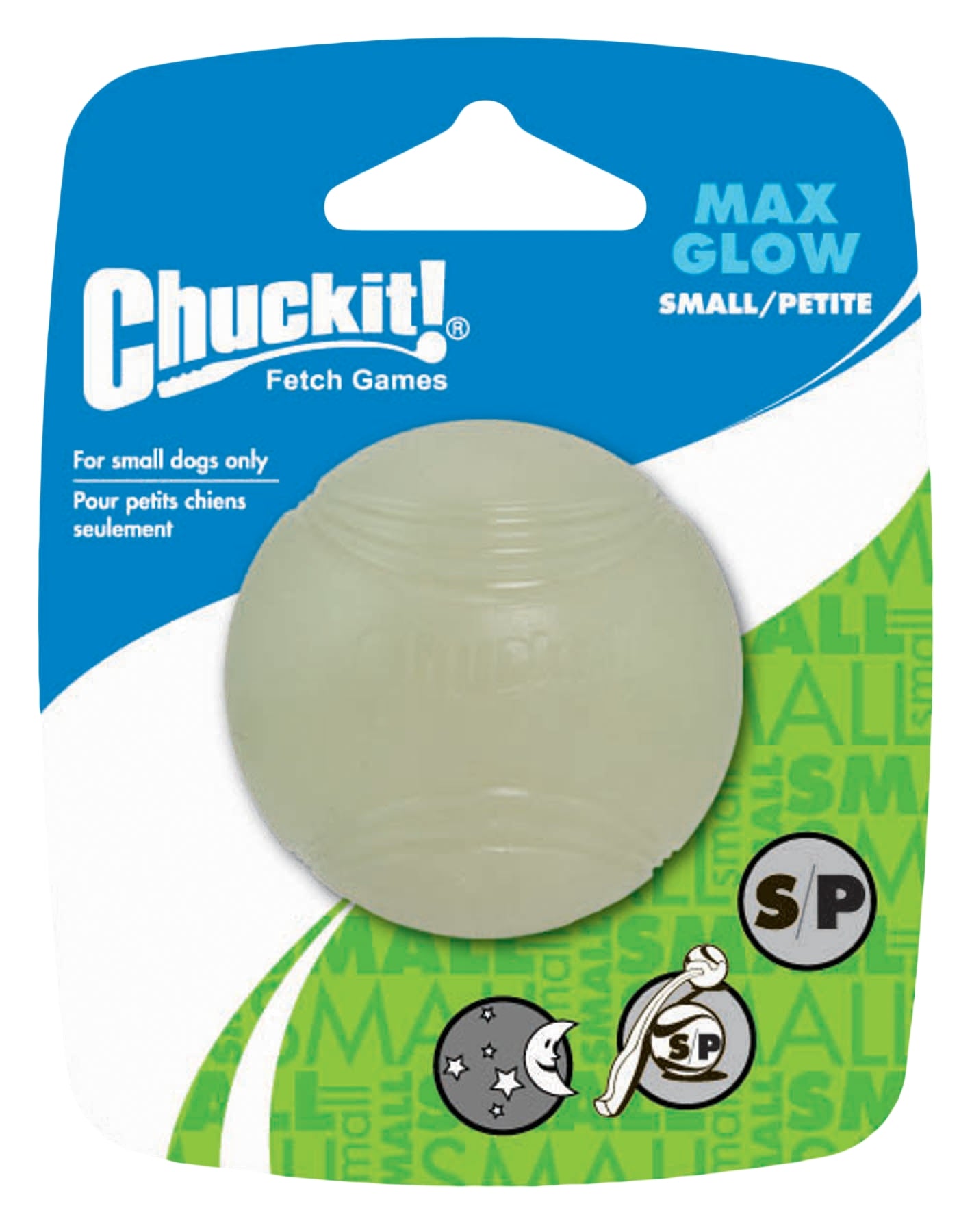 Chuckit! Max Glow Ball, S, Ø 5 cm