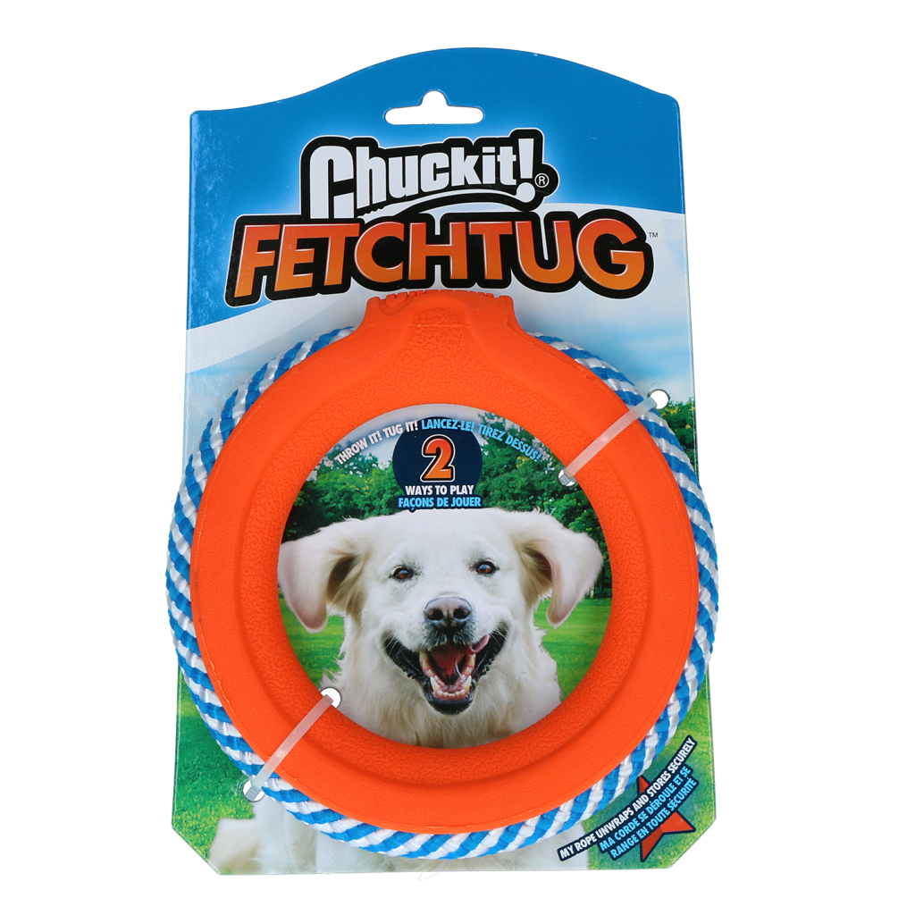 Chuckit! FetchTug, Hundespielzeug, Naturkautschuk, Ø 13 cm