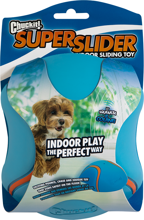 Chuckit! Hundespielzeug Indoor Super Slider, 18 x 14 cm
