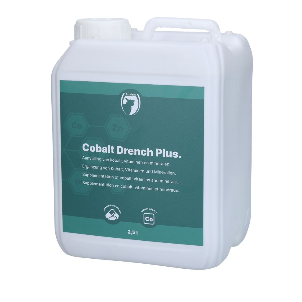 Excellent Cobalt Drench Plus, flüssiges Ergänzungsfuttermittel für Schafe, Lämmer, Rinder, Kälber, 2,5 l