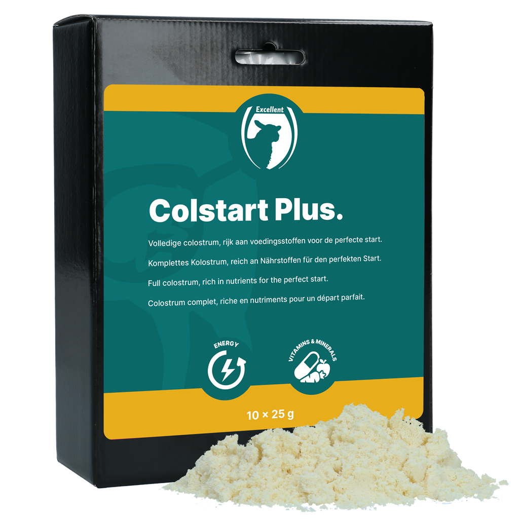 Excellent Colstart Plus, Kolostralmilchpulver für Lämmer, 10 x 25 g