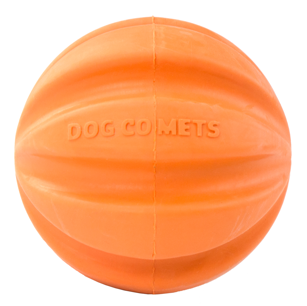 Dog Comets Hundeball Swift Tuttle, Naturkautschuk, Orange, Ø 6 cm