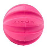 Dog Comets Hundeball, Naturkautschuk, Ø 6 cm, rosa