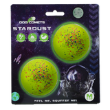 Dog Comets Hundeball Stardust, Naturkautschuk, grün, Ø 6 cm, 2 Stk
