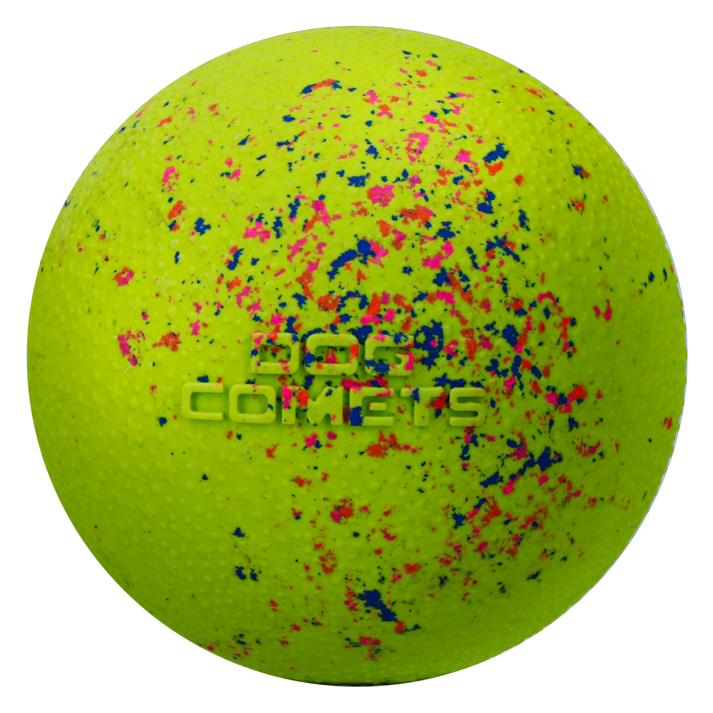 Dog Comets Hundeball Stardust, Naturkautschuk, grün, Ø 6 cm, 2 Stk