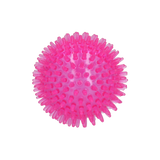 Dog Comets Igelball, M, Ø 8 cm, Rosa, mit Quietscher, schwimmfähig