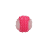 Dog Comets Hundeball, leuchtend, Ø 5 cm, mit Quietscher, schwimmfähig, S, rosa
