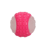 Dog Comets Hundeball, Glow in the Dark, mit Quietscher, schwimmend, Ø 7,5 cm, rosa