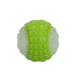 Dog Comets Hundeball, leuchtet im Dunkeln, Ø 7,5 cm, grün, mit Quietscher