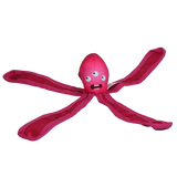 Dog Comets Hundespielzeug Alien Octo, M, 28 cm, rosa, mit Quietscher, schwimmfähig