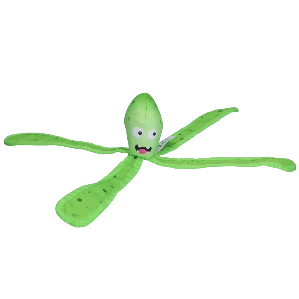 Dog Comets Hundespielzeug Alien Octo, M, 28 cm, grün