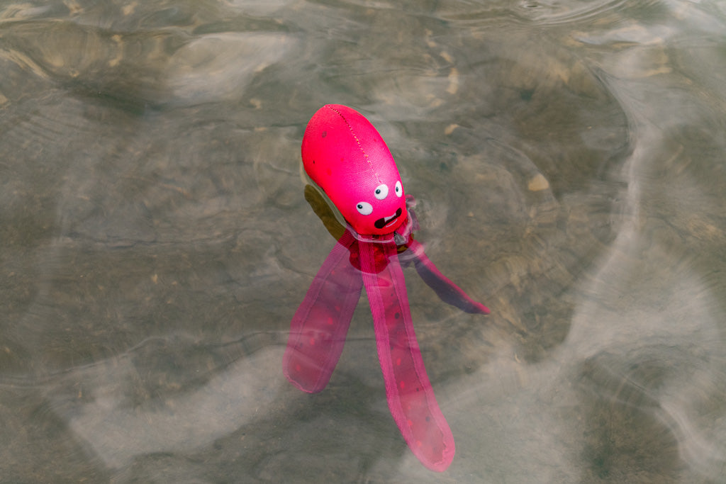 Dog Comets Hundespielzeug Alien Octo, M, 28 cm, grün