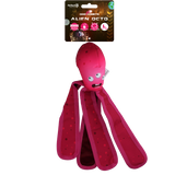 Dog Comets Hundespielzeug, Octo, L, 37 cm, rosa, schwimmfähig, mit Quietscher
