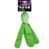 Dog Comets Hundespielzeug Octo, Segeltuch, Quietscher, schwimmfähig, L, 37 cm, grün