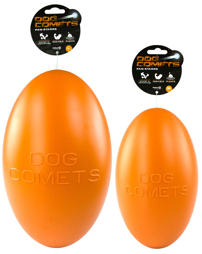 Dog Comets Hundeball Pan-Stars, Orange, Größe L