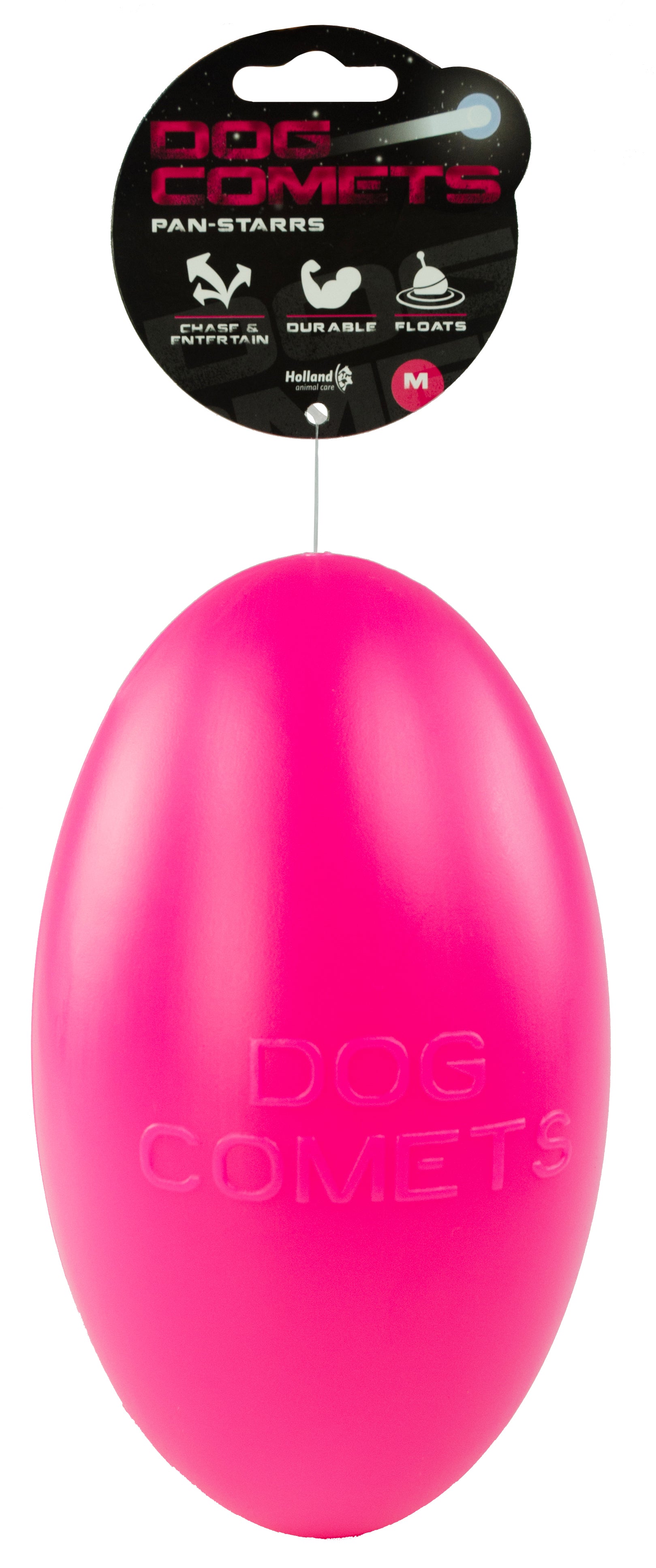 Dog Comets Hundeball Pan-Stars, M, rosa, Ø 20 cm