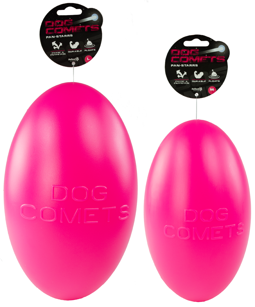 Dog Comets Hundeball Pan-Stars, M, rosa, Ø 20 cm