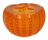 Dog Comets Hundespielzeug, Treat Locker, TPR-Gummi, orange, Ø 7 cm