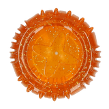 Dog Comets Hundespielzeug, Treat Locker, TPR-Gummi, orange, Ø 7 cm