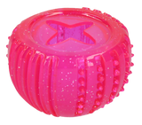 Dog Comets Hundespielzeug, TPR Gummi, Treat Locker, Ø 7 cm, rosa