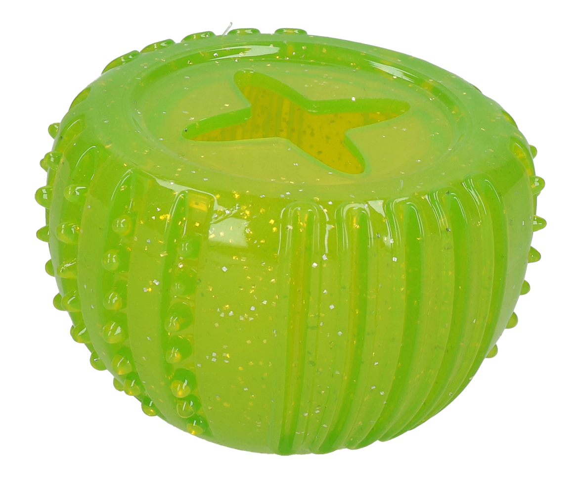 Dog Comets Hundespielzeug, TPR-Gummi, Ø 7 cm, grün