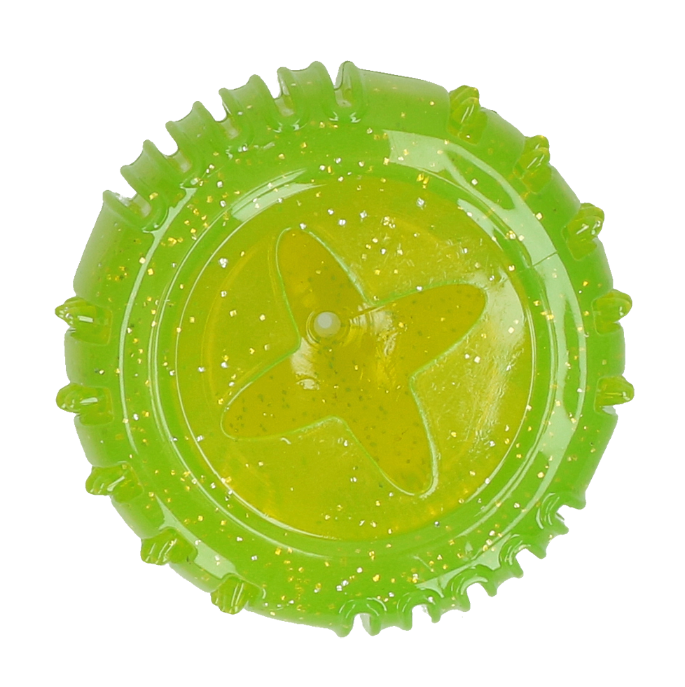 Dog Comets Hundespielzeug, TPR-Gummi, Ø 7 cm, grün