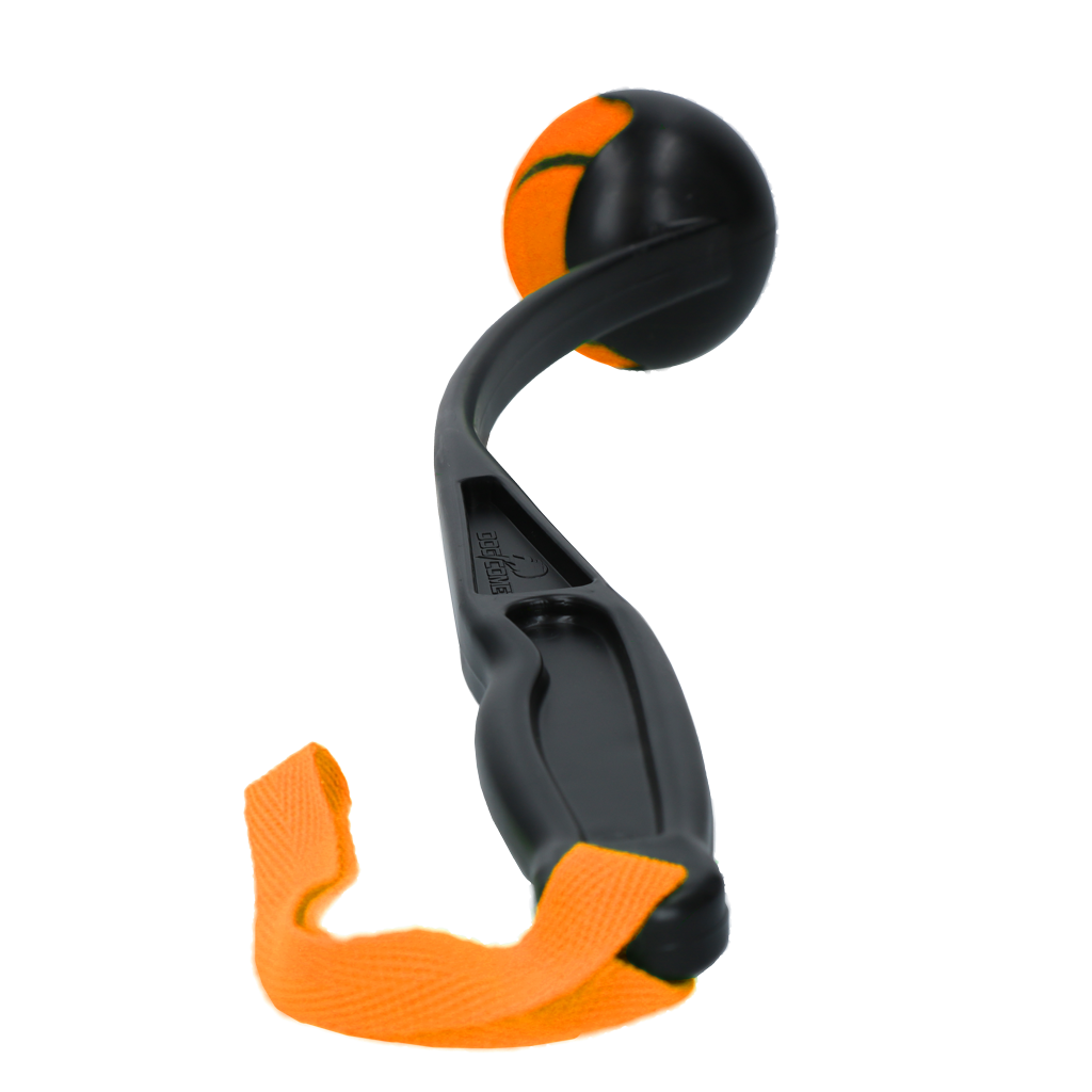 Dog Comets Ballwerfer, Orange, 48 cm, inkl. Tennisball M