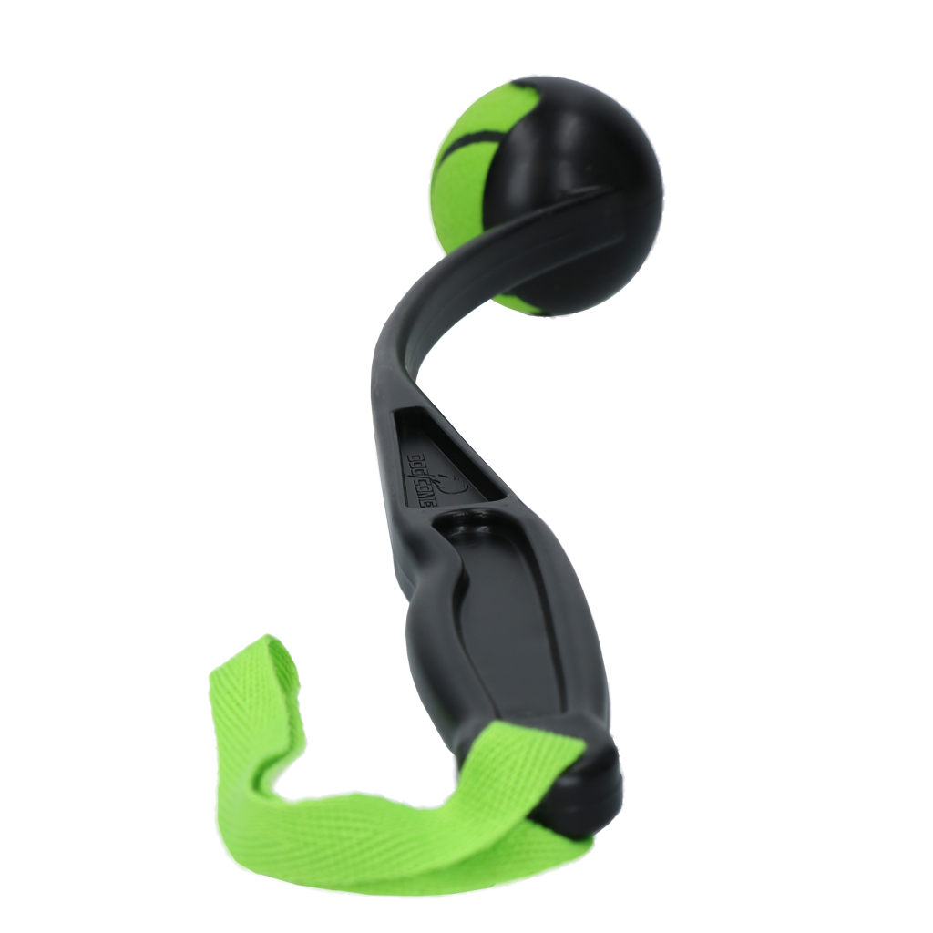 Dog Comets Ballwerfer, grün, 48 cm, inkl. Tennisball