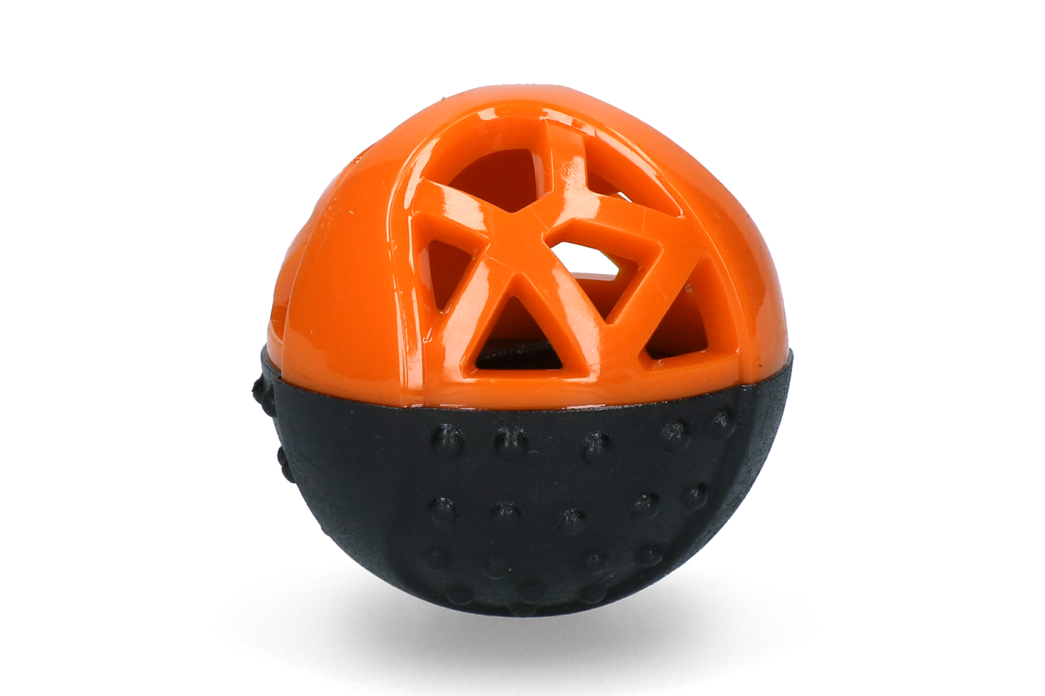 Dog Comets Leckerball, Gummi, mit Quietscher, orange