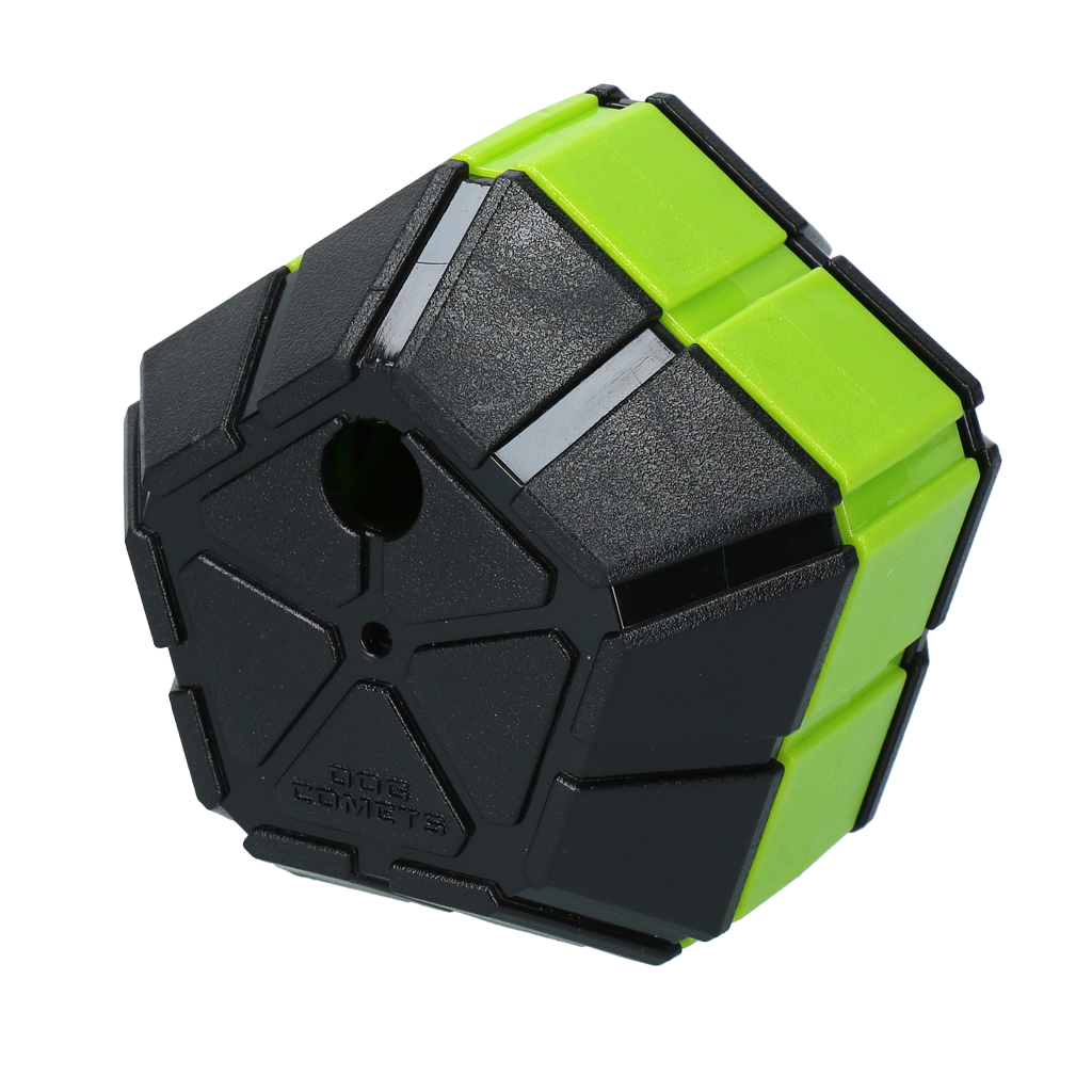 Dog Comets Hundespielzeug, Intelligenzspielzeug, TPR-Gummi, grün, 10 x 10 cm